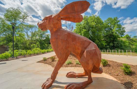 Swamp Rabbit Sculpture