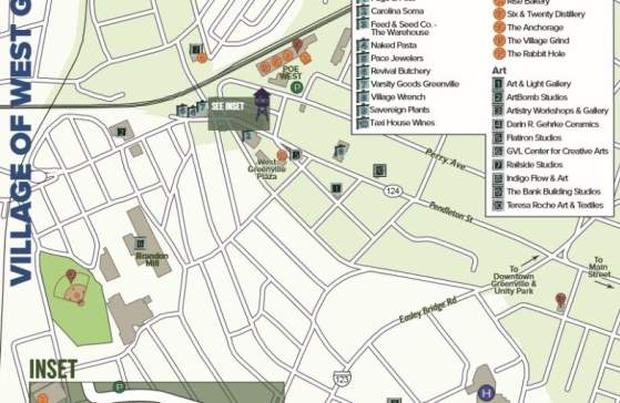 Village of West Greenville Map
