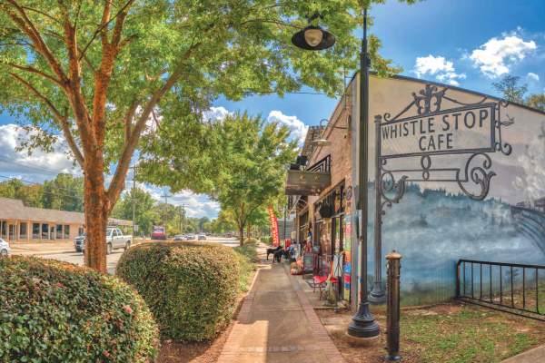 If you're in the need to take a load off, the Whistle Stop Cafe is the perfect place to kick up your feet and sink your teeth into some southern comfort after enjoying a day in Travelers Rest.