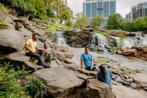 VisitGreenvilleSC new brand photoshoot with Miles Partnership Advertising Agency.