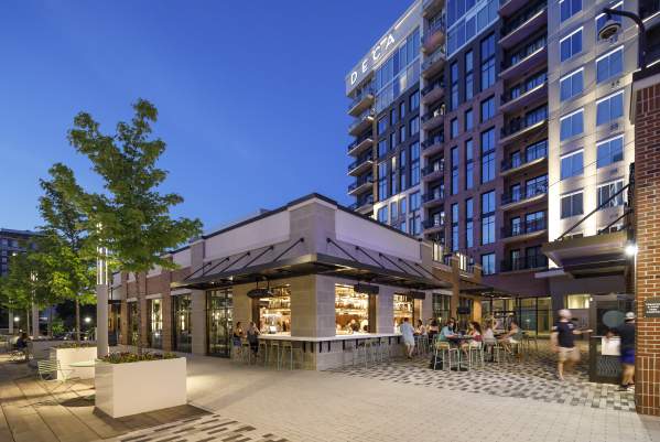 Whether it's during the daylight or shining bright under the stars, the Camperdown Plaza in downtown Greenville, SC offers a variety of fun options from shopping to dining and even outdoor community events.