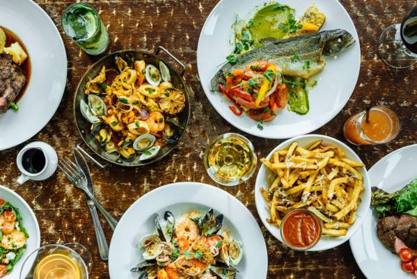 Cuisine from The Lazy Goat