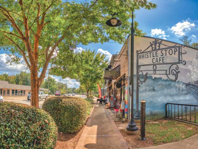 If you're in the need to take a load off, the Whistle Stop Cafe is the perfect place to kick up your feet and sink your teeth into some southern comfort after enjoying a day in Travelers Rest.