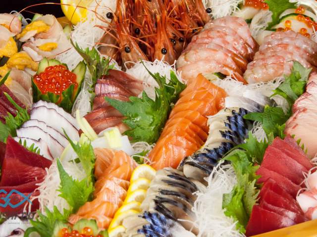 Platter of sushi at Sushi Go