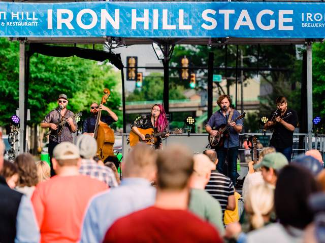 People performing at Fall for Greenville 2018