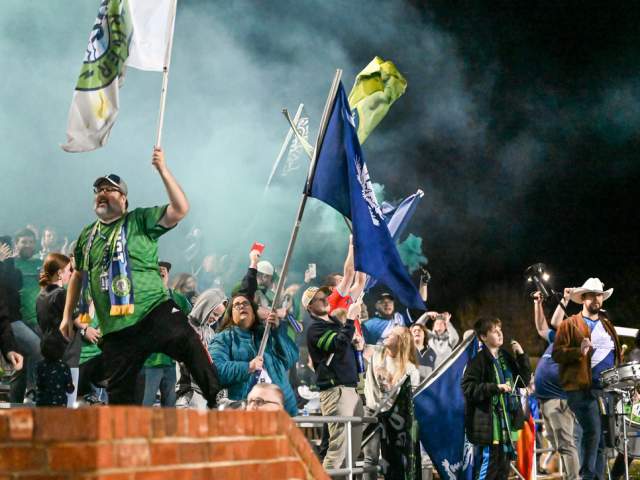 Reedy Riot fan club celebrates another Greenville Triumph victory