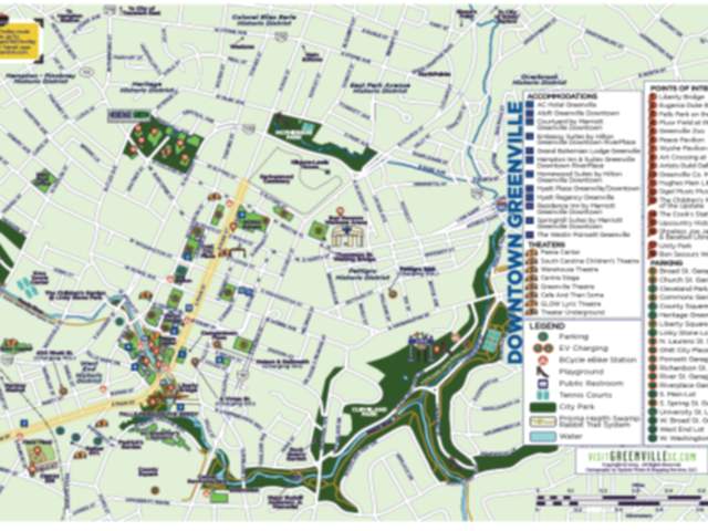 2024 Downtown Greenville Map