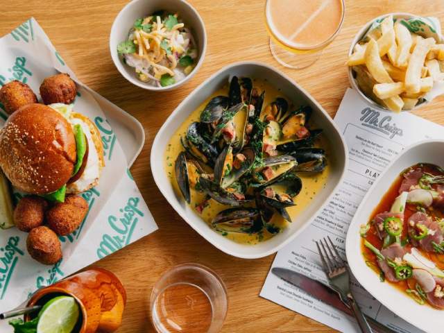With so many seafood options to choose from at Mr. Crisp in Greenville, SC, you may just have to order them all!