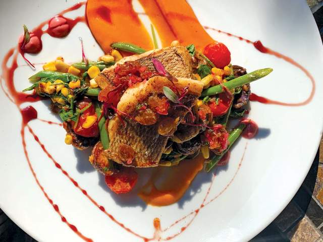 Dish at Passerelle Bistro