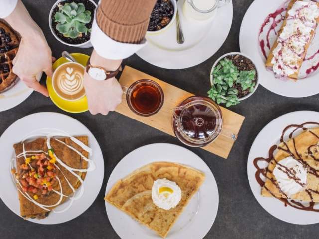 Crepes and Coffee from Tandem Creperie &Coffeehouse