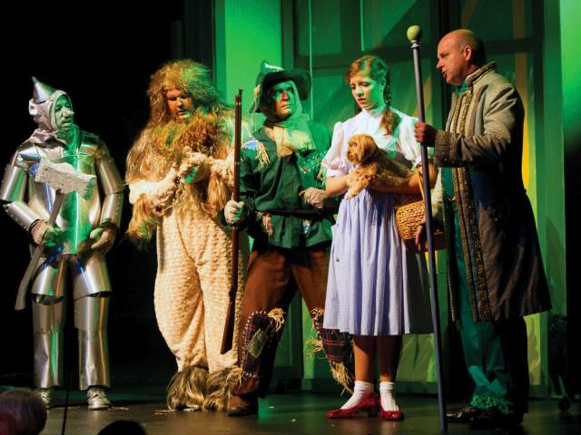 A production of "The Wizard of Oz" at the Younts Center for Performing Arts in Fountain Inn, SC.