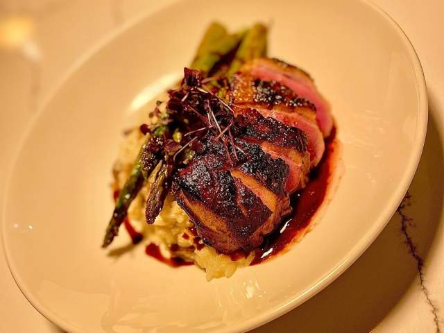 Fine dining cuisine from Entre Nous in downtown Greenville, SC.