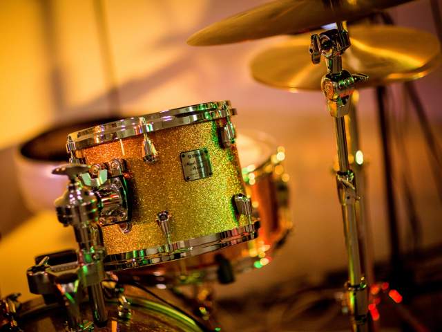 Jazz Drums Stock Photo
