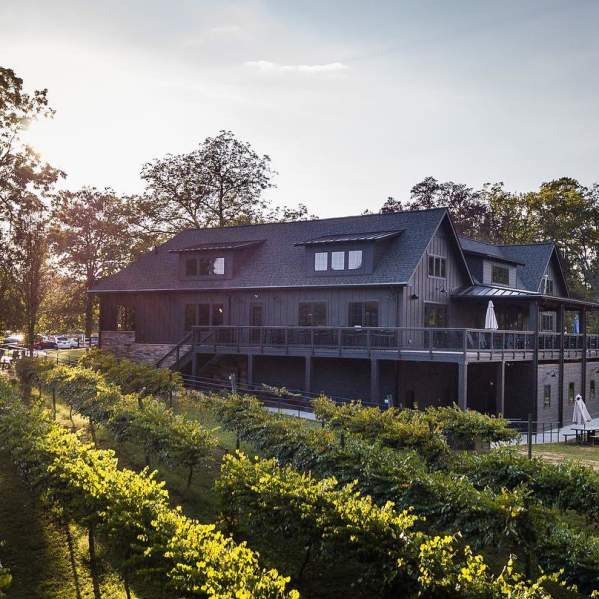 City Scape Winery and its vineyards bask in the sunshine in Pelzer, SC.