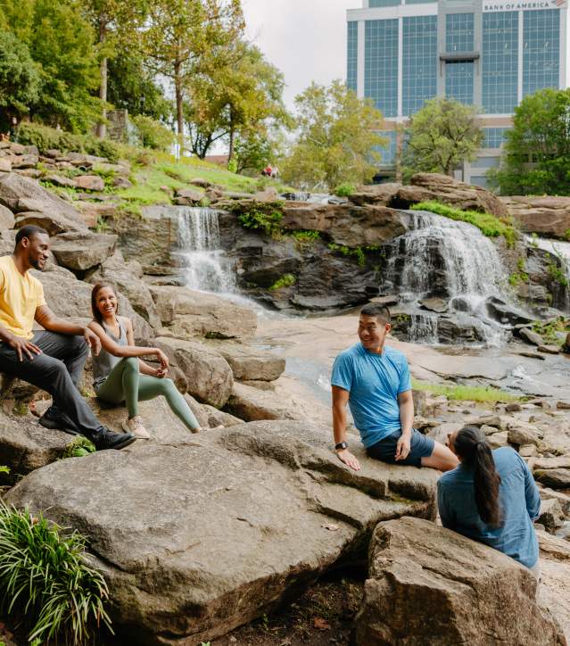 VisitGreenvilleSC new brand photoshoot with Miles Partnership Advertising Agency.