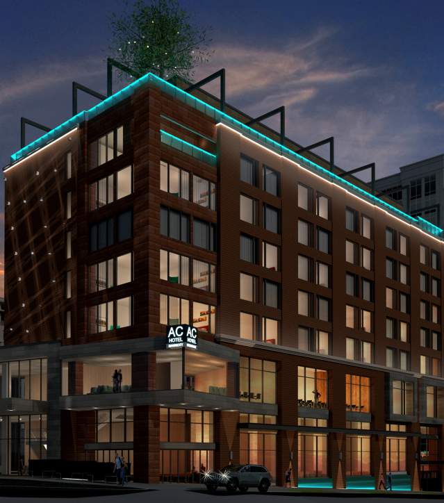 Exterior view of AC Hotel Greenville