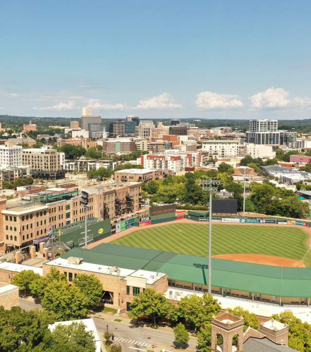 Fluor Field Drone Shot