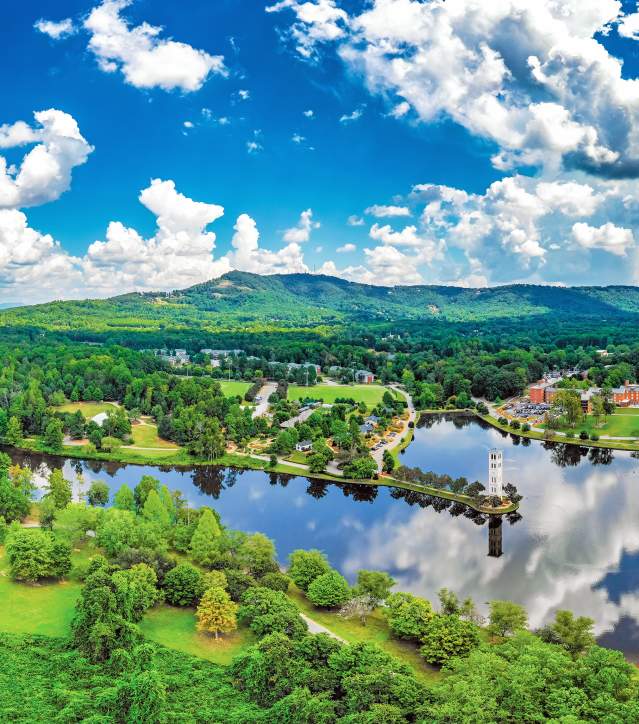 Aerial Overview of Furman University