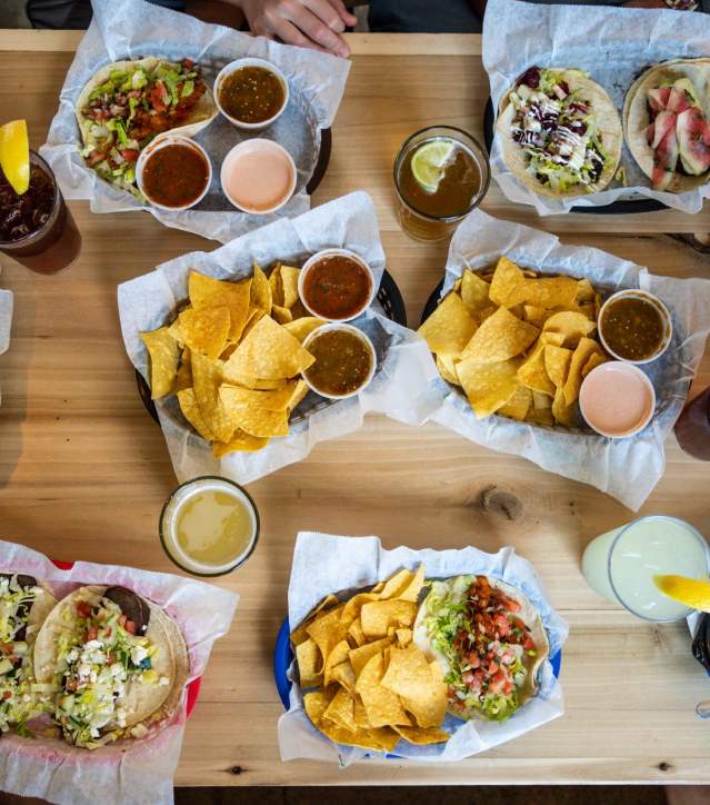 When your plan is to get tacos, your plan is really to get a whole feast at Automatic Taco in Greenville, SC, to share with friends and family!