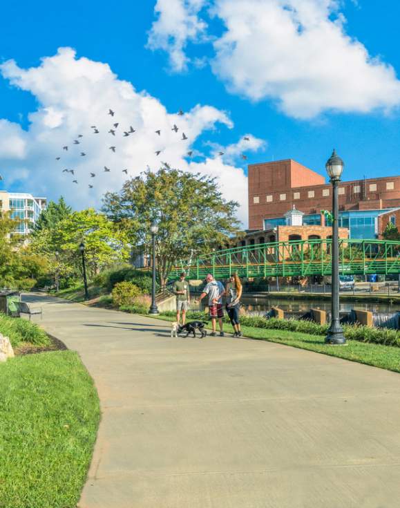 Sidewalk at River Place