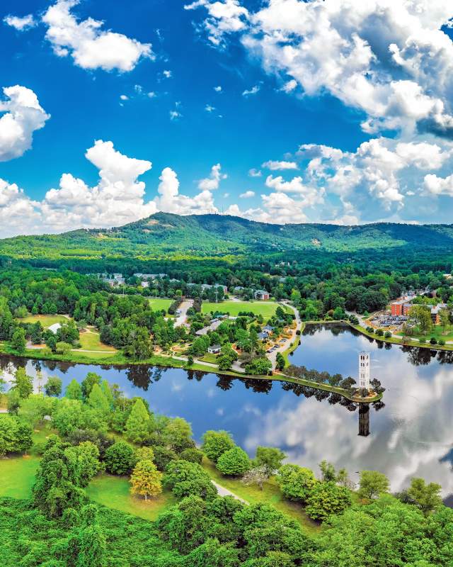 Aerial Overview of Furman University