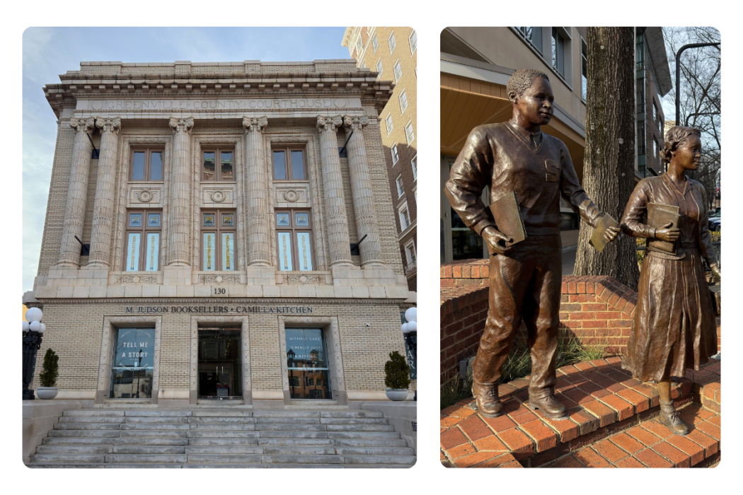 Collage of Marissa Strang's photos from Black History Tour