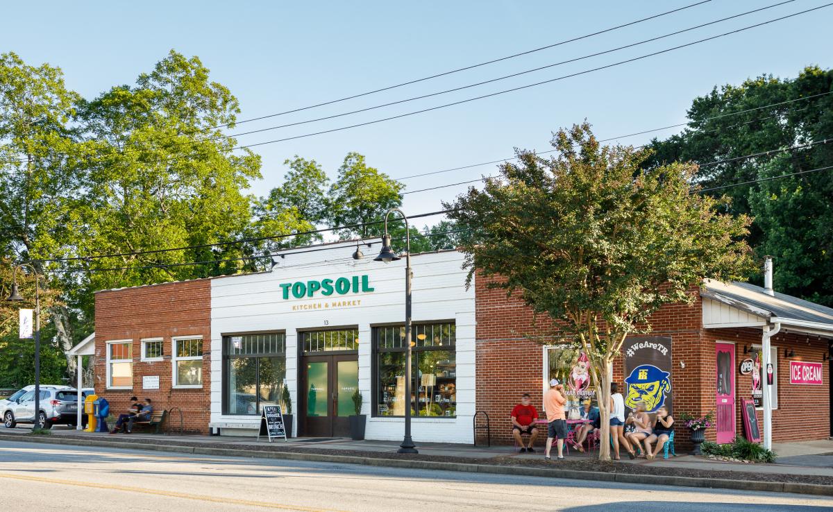 Topsoil Kitchen & Market is dedicated to serving the community the freshest ingredients with every dish they make.