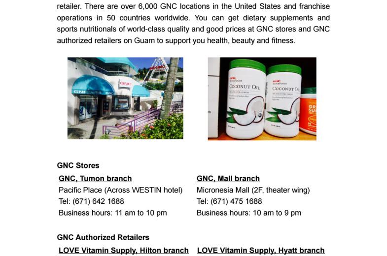 GNC Guam