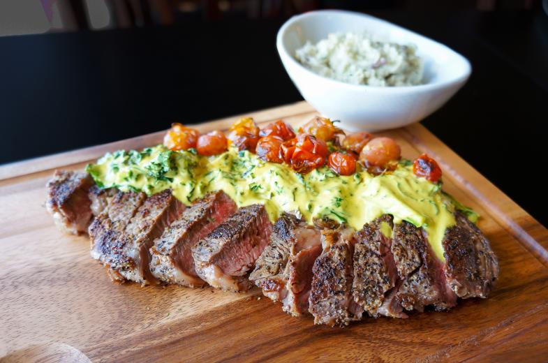 Ribeye with Kale Hågun Suni