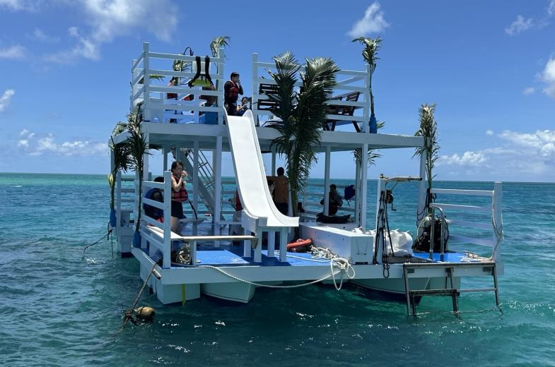 Bikini Island Ocean Fiesta Party Barge 1