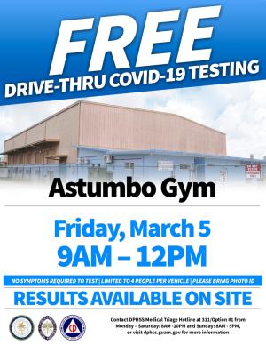 COVID-19 Testing March 5