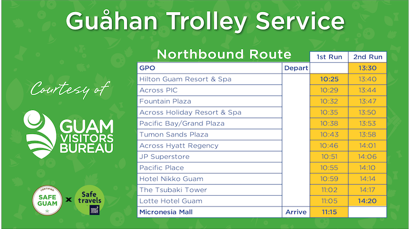 Free trolley service
