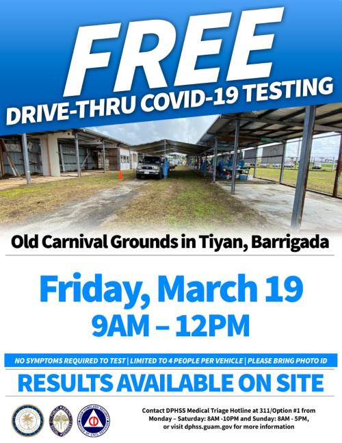 FREE Covid Testing 3.19
