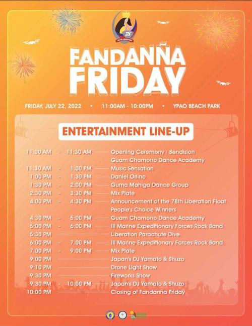Liberation Fandanña Friday Ypao