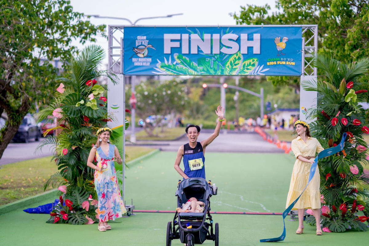 Half Marathon 1st Place winner Hiroki Nakajima