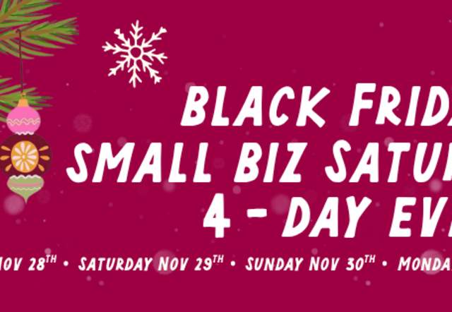 Black Friday & Small Business Saturday Weekend Event