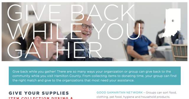 Give Back While You Gather