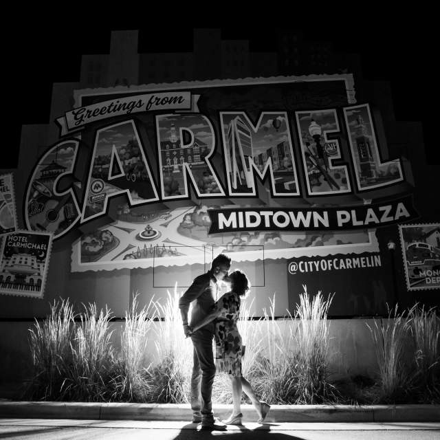 Carmel mural couple