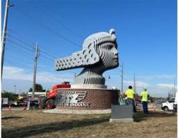 Stutz art sculpture