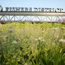 Fishers District sign