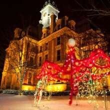 Christmas Lights In Downtown Noblesville