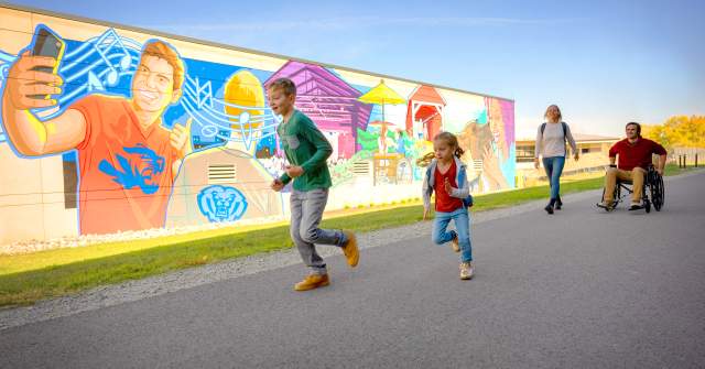 Mural At The Nickle Plate Trail