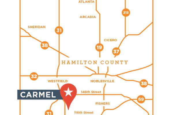 Carmel Indiana Map