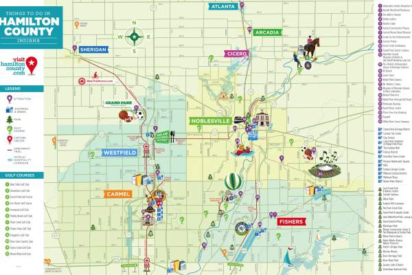 Hamilton County Map