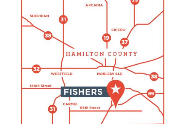 Fishers Indiana Map