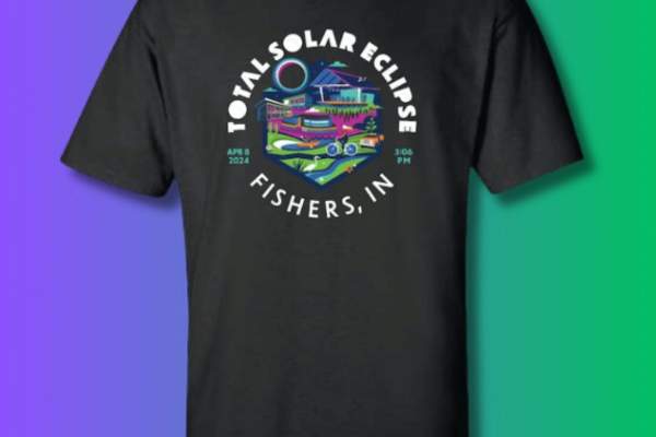 Fishers Eclipse 2024 tshirt