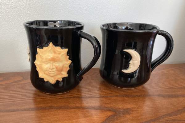 Sun and moon mug eclipse