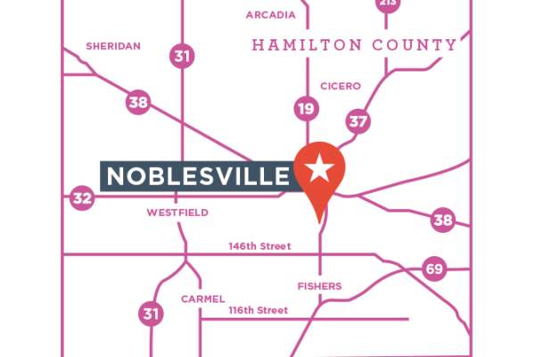 Noblesville Indiana Map