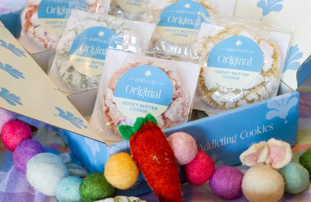 Easter Gooey Butter Cookies