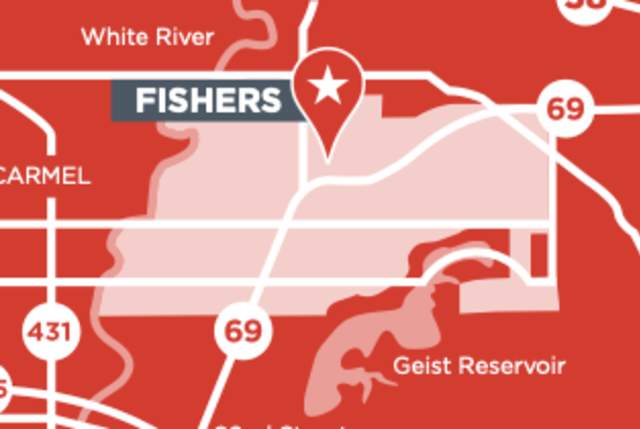 Fishers map